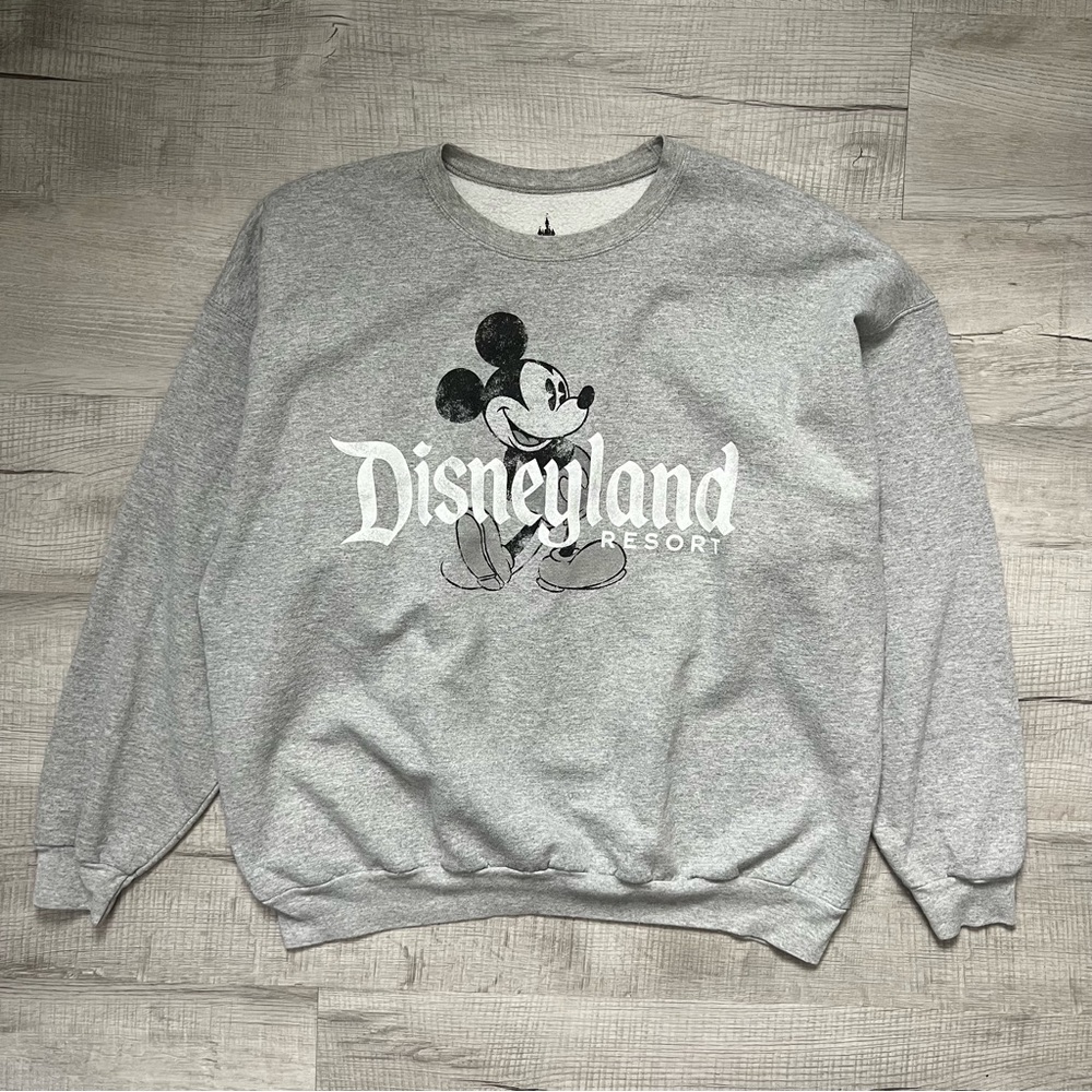 VINTAGE Mickey Mouse Disneyland Disney
World Gray/Black Size 2XL - Picture 4 of 13